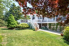 Backyard and entire deck