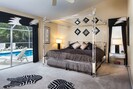 Luxury Master Suite overlooks Pool