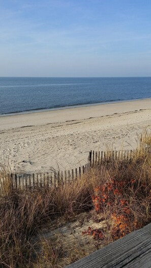 Doon just off deck looking right on Bay and Beach, grab the kayaks & enjoy water