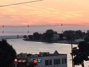  Sip wine and watch the Sunset as viewed from private back deck.