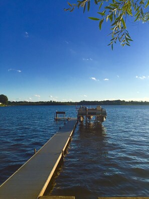 View of Lake from Backyard