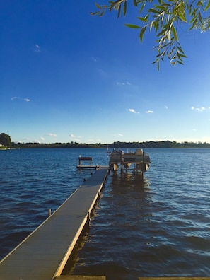 View of Lake from Backyard