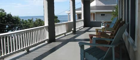 West Facing Porch - Ipswich Bay View