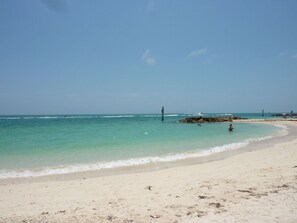 Sit and relax or take a walk on Fort Zachary's beautiful beach.