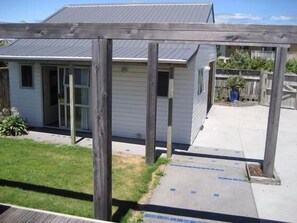 Sleepout and driveway