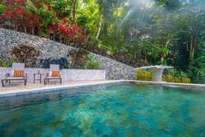 Pool and lounge area.