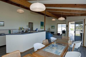 Spacious Kitchen& Dining sea views.Lounge dining lounge , dining area