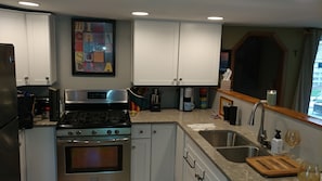 We have just painted and redecorated some of the kitchen and living area.