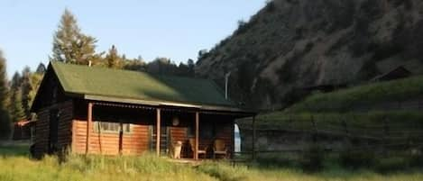 Front view of cabin