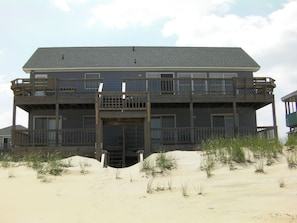 beach view of house