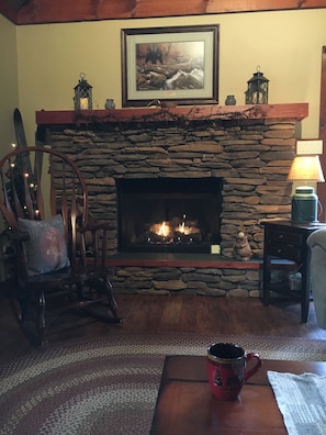 Cozy Gas Fireplace