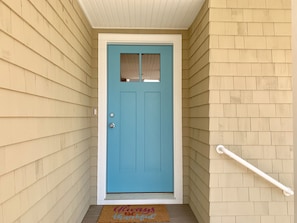 Front door of our home