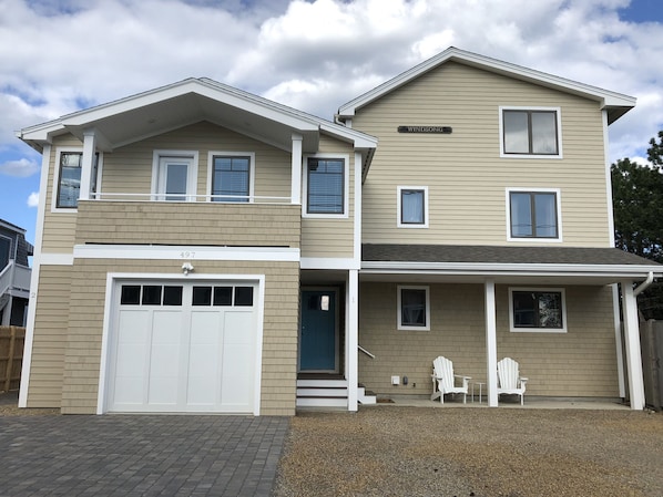 View of the front of our home