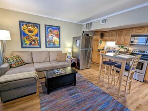 Living Room and Kitchenette