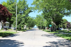 Beautiful view from the front sidewalks