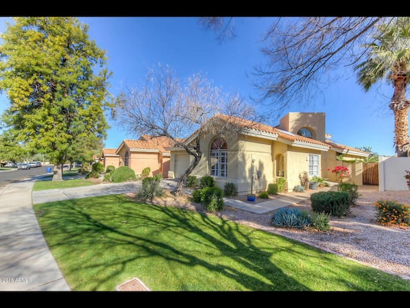Our home is located in a quiet golf course community
