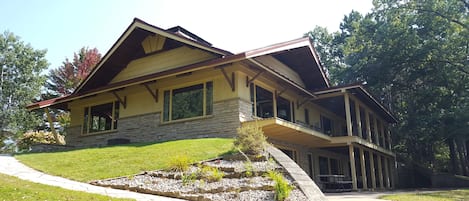 Retreat House is located right on Shadow Lake, in Waupaca, WI