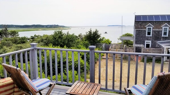 View from master bedroom balcony deck