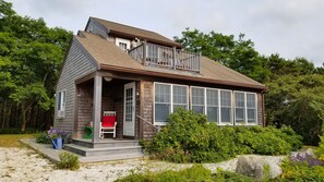 Walk to the bay from this nicely appointed home