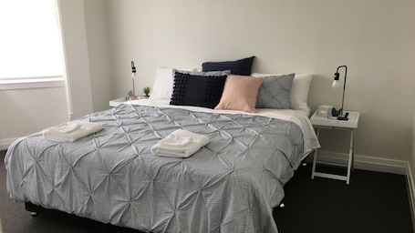Bedroom 2 configured as King.