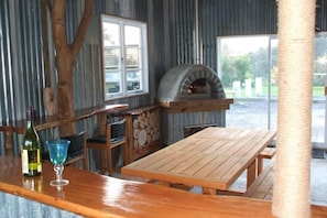Indoor Pizza Oven and Bar