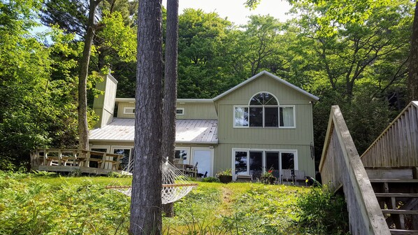 Lake side of cottage