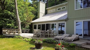 Lake side of cottage