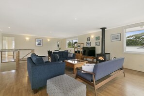 Open plan living dining area