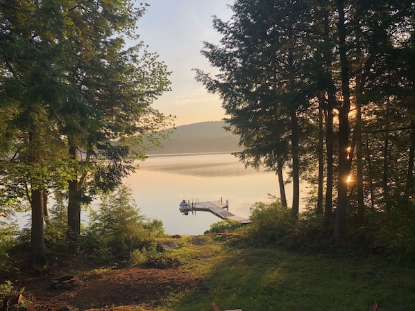 Private Dock with beautiful sunrise