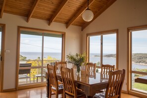 Enjoy the views from the dining area