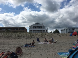 View from the beach