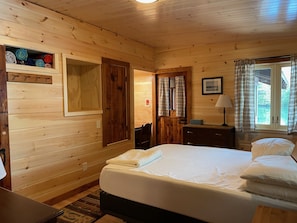 Master bedroom with desk nook