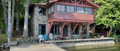 View from our private dock