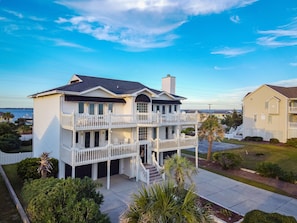 Sound and Ocean views in each direction