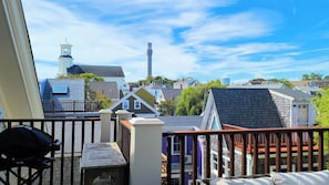 Third floor exclusive-use deck with awesome Pilgrim Monument views
