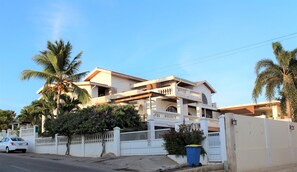 villa view from beach