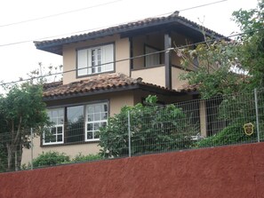 Vista externa da casa