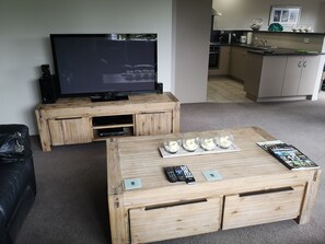 From Lounge towards kitchen & dining
