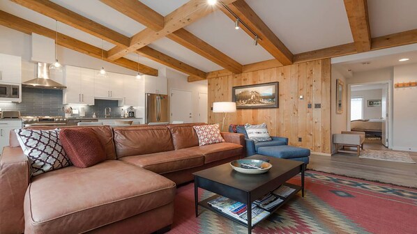 Living Area - lots of natural light and spectacular views.