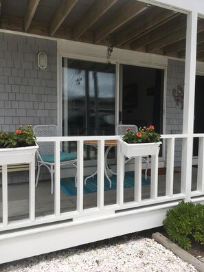 Relaxing porch.