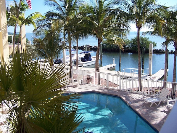 Take a dip in the Pool or Head on down to the Dock