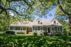 Beautiful home situated on a large, tree filled yard.