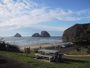 Oceanside Wayside 2 blocks down.