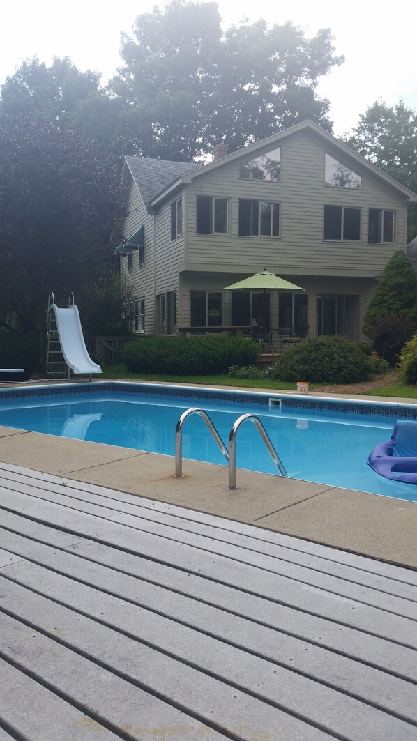 View from Deck to Pool