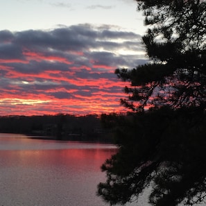 Sunset from the deck