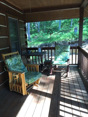 Wrap-around Porch with overhead fans