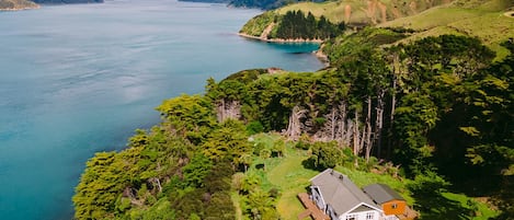 Drone picture looking South towards Picton