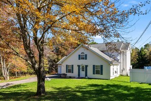 front of the house 