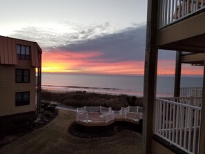 Sunrise from the balcony 