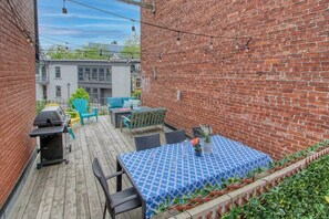 Your own private patio with BBQ!
